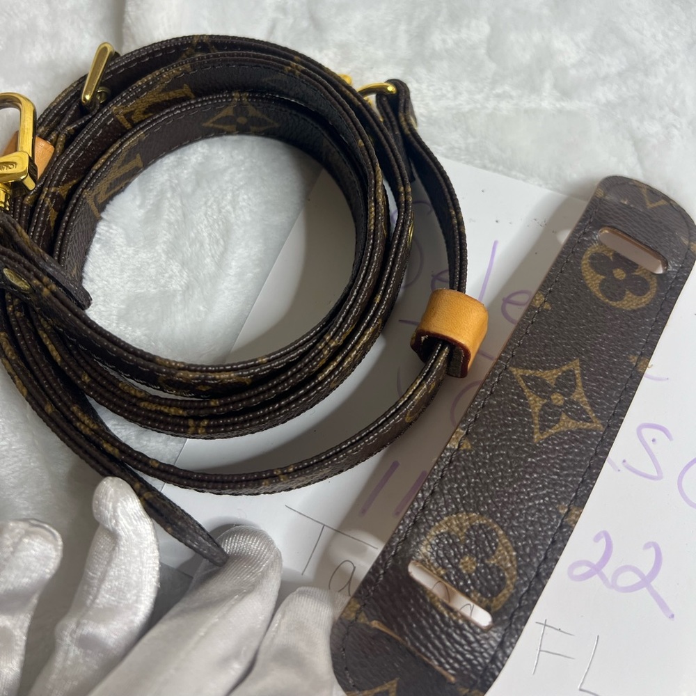 Louis Vuitton ￼monogram 16 MM strap Adjustable Crossbody Strap.
